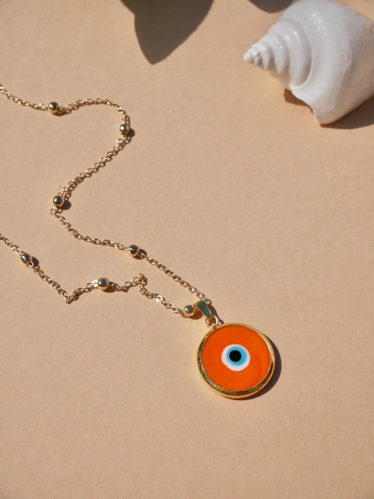 Pammukale Necklace ~ Orange