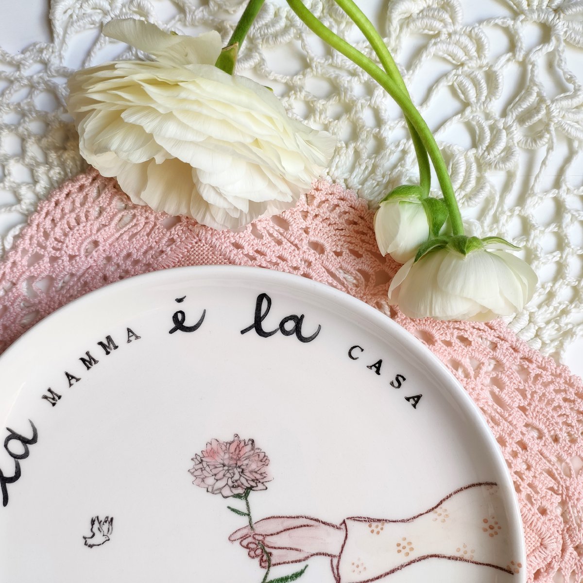 PIATTO - LA MAMMA È LA CASA OVUNQUE CI TROVIAMO