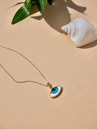 Image 1 of Mykonos Eye Necklace