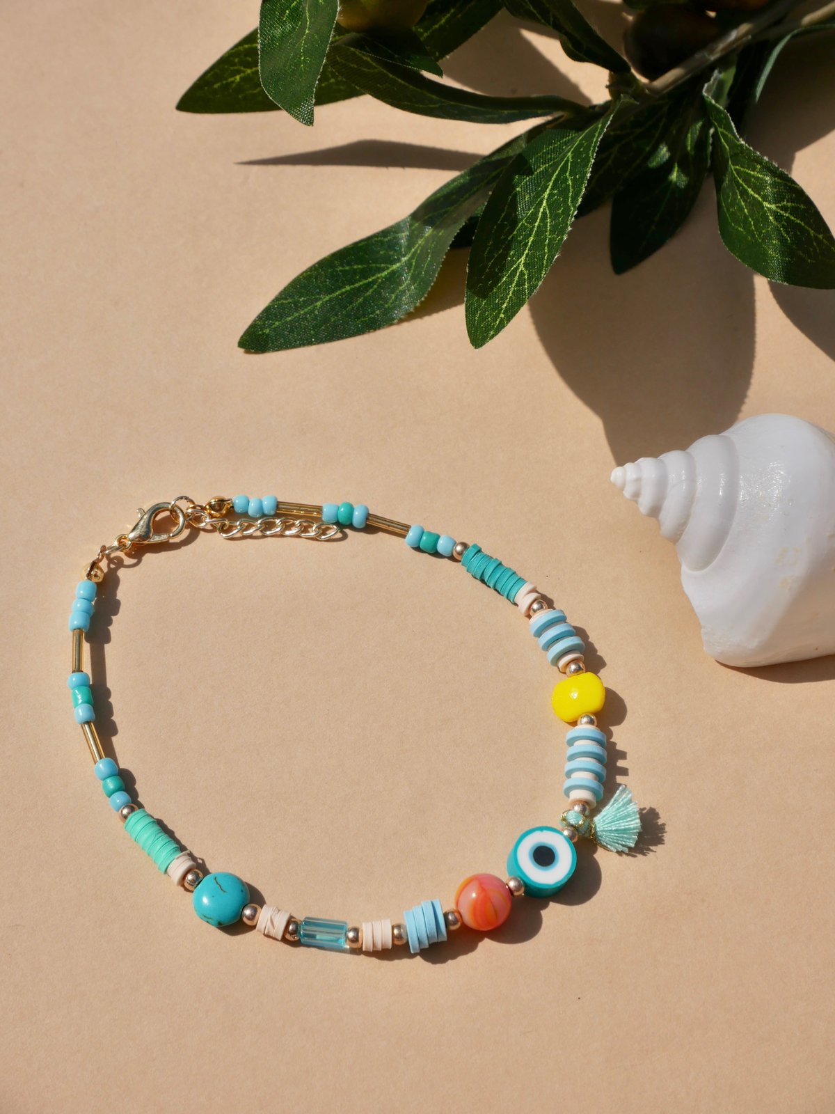 Candy Evil Eye Bracelet - Blue