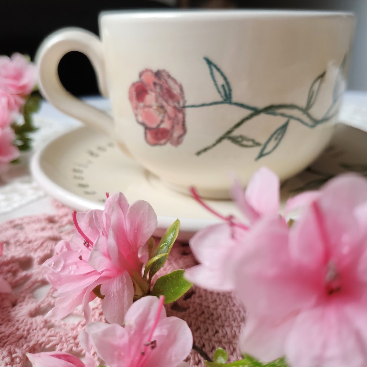 TAZZA TÈ + PIATTO - MAMMA, SE NON ESISTESSI, DOVREBBERO INVENTARTI