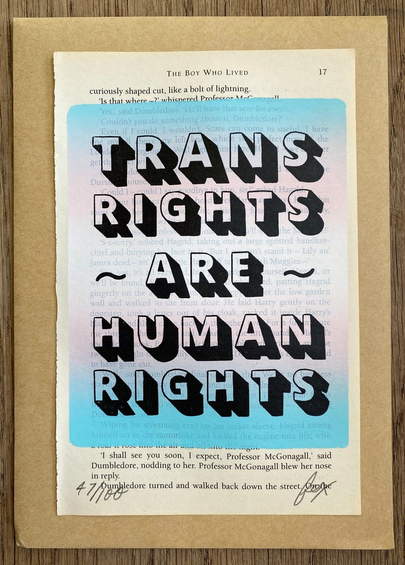 Trans Rights Are Human Rights | ART BY FOX