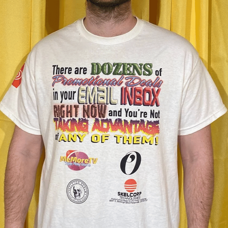 Image of Promotional Deal Enthusiast's T-Shirt - SPONSORS PARADISE!