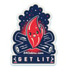 Get Lit Sticker
