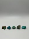 Turquoise tumbled stone