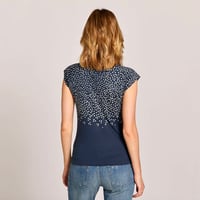 Image 2 of Denim Blossom Bamboo T