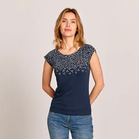 Image 1 of Denim Blossom Bamboo T