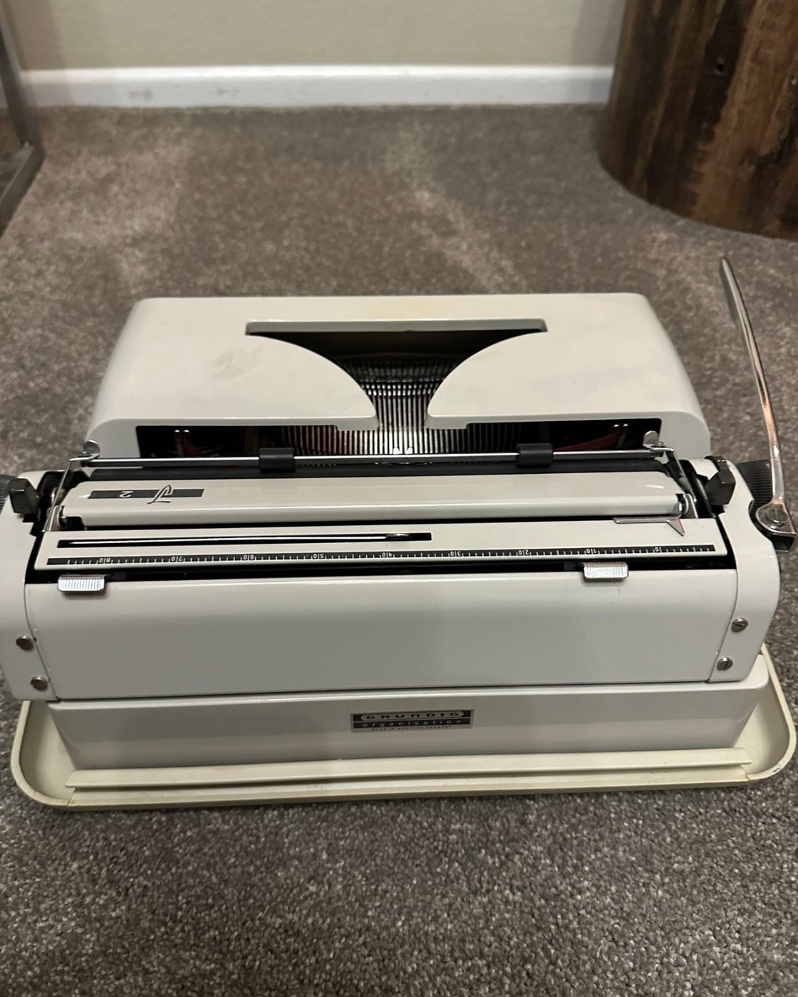 Image of 1970's Vintage Adler J2 Typewriter With Case & Manual