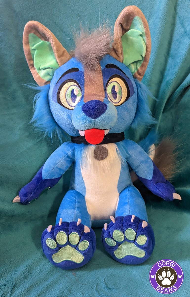 Neon Woof 2.0 Plush Collectible Preorder | CorgiBeans