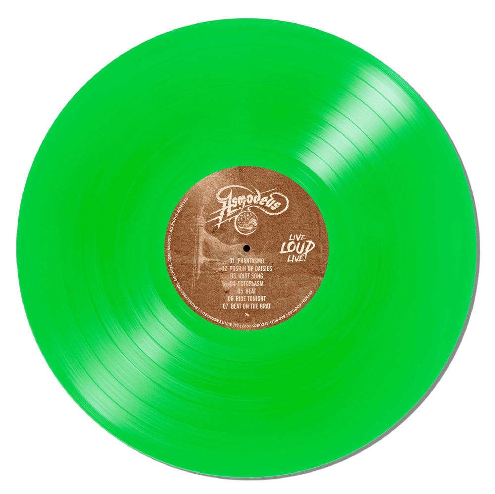 ASMODEUS - LIVE LOUD LIVE! (LIME GREEN) LP