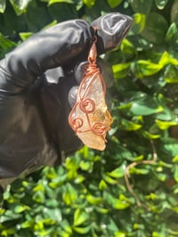 Image 5 of CITRINE PENDANT IN COPPER 