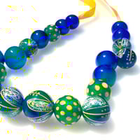 Image 4 of Yellow Flowers Everywhere and Off Center. Ready to Ship.