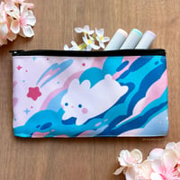 Image 1 of galaxy bunny pouch