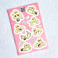 Image 1 of Isabelle Vinyl Sticker Sheet