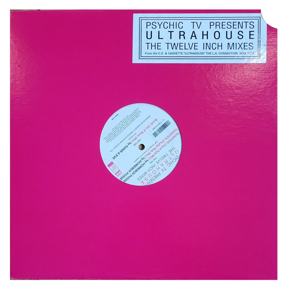 PSYCHIC TV- Ultrahouse Twelve Inch Mixes 12" VINYL/ Original CUT PROMO