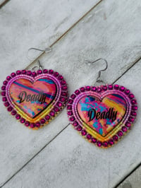 Image 2 of Deadly heart earrings 