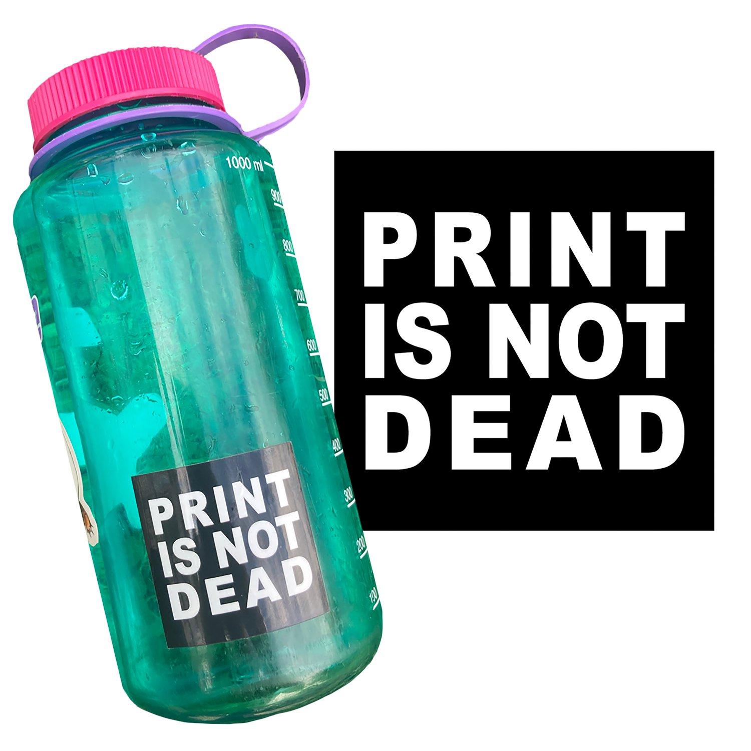 Print is Not Dead Vinyl Sticker