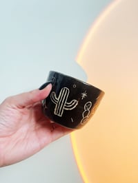 Image 3 of Black/Pink Desert Cup