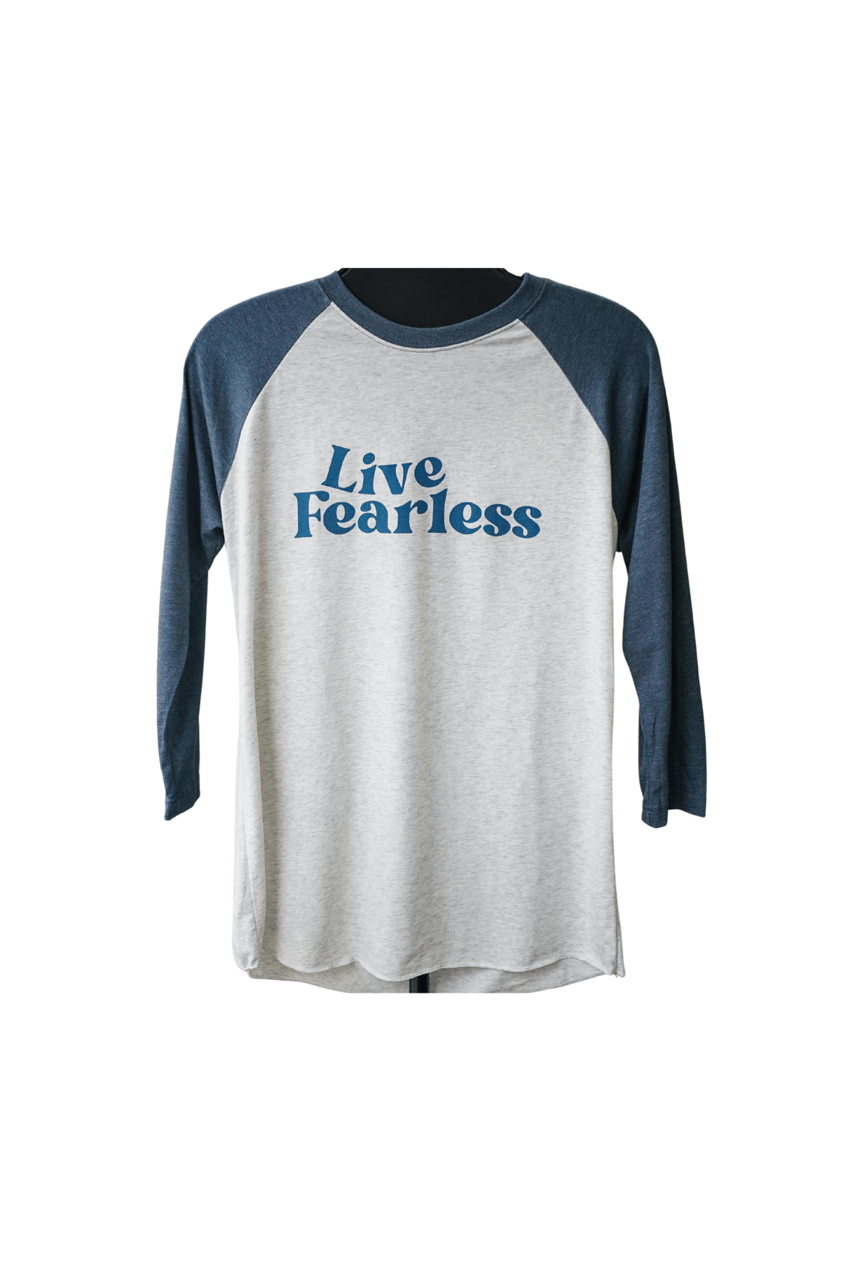 Image of Live Fearless Baseball Tee