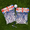 Premium Union Jack Golf Tees (Pack of 100)