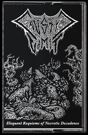 Image of Caustic Vomit "  Eloquent Requiems of Necrotic Decadence "  Cassette tape 