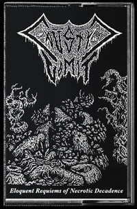 Image 2 of Caustic Vomit "  Eloquent Requiems of Necrotic Decadence "  Cassette tape 