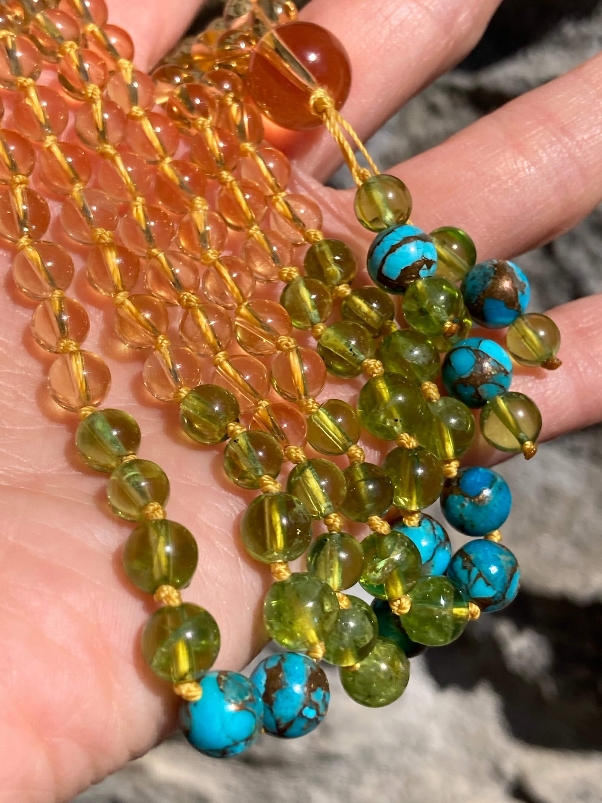 Kingman Turquoise Mala Kingman Turquoise Mala
