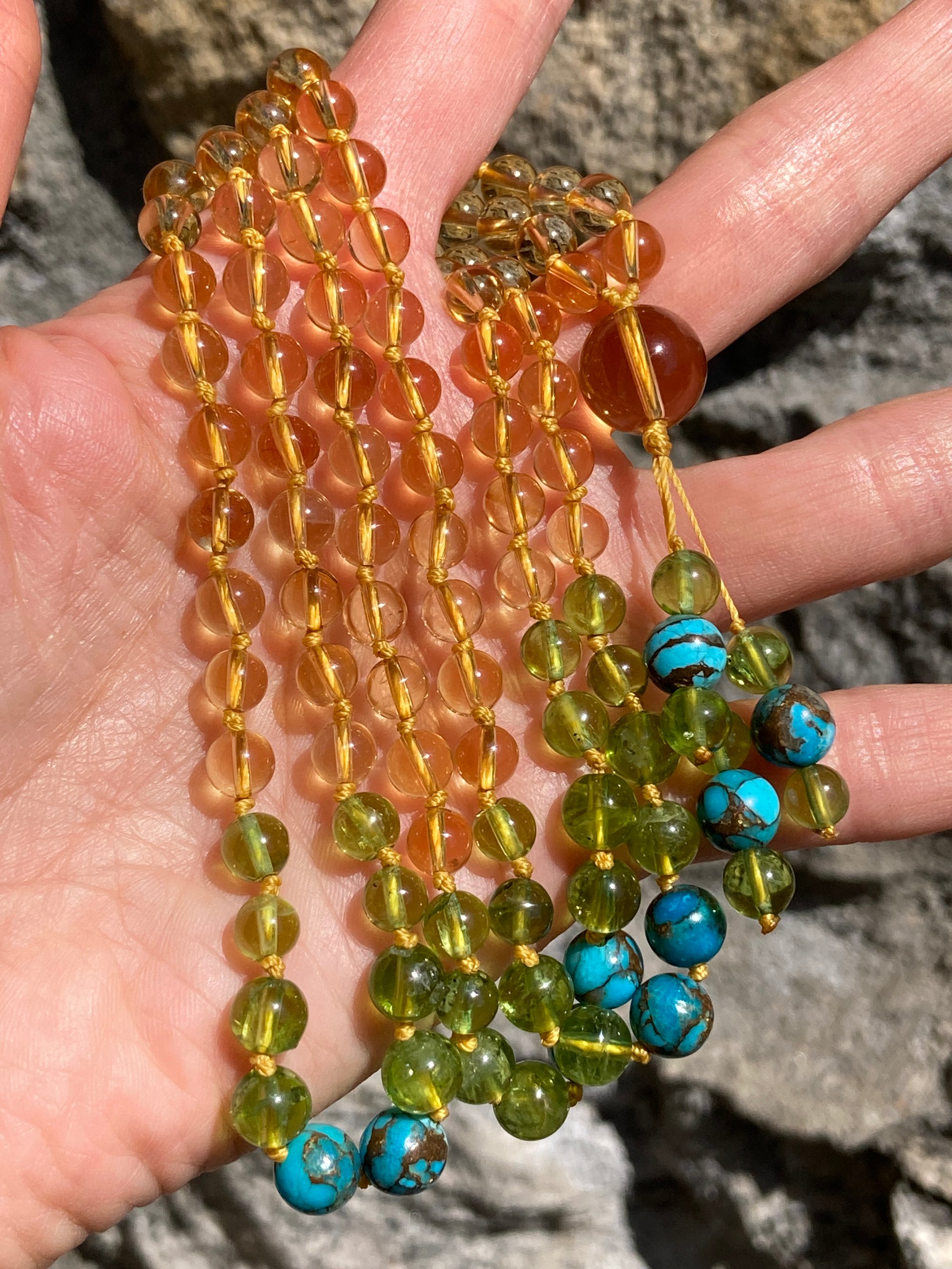 Kingman Turquoise Mala Kingman Turquoise Mala