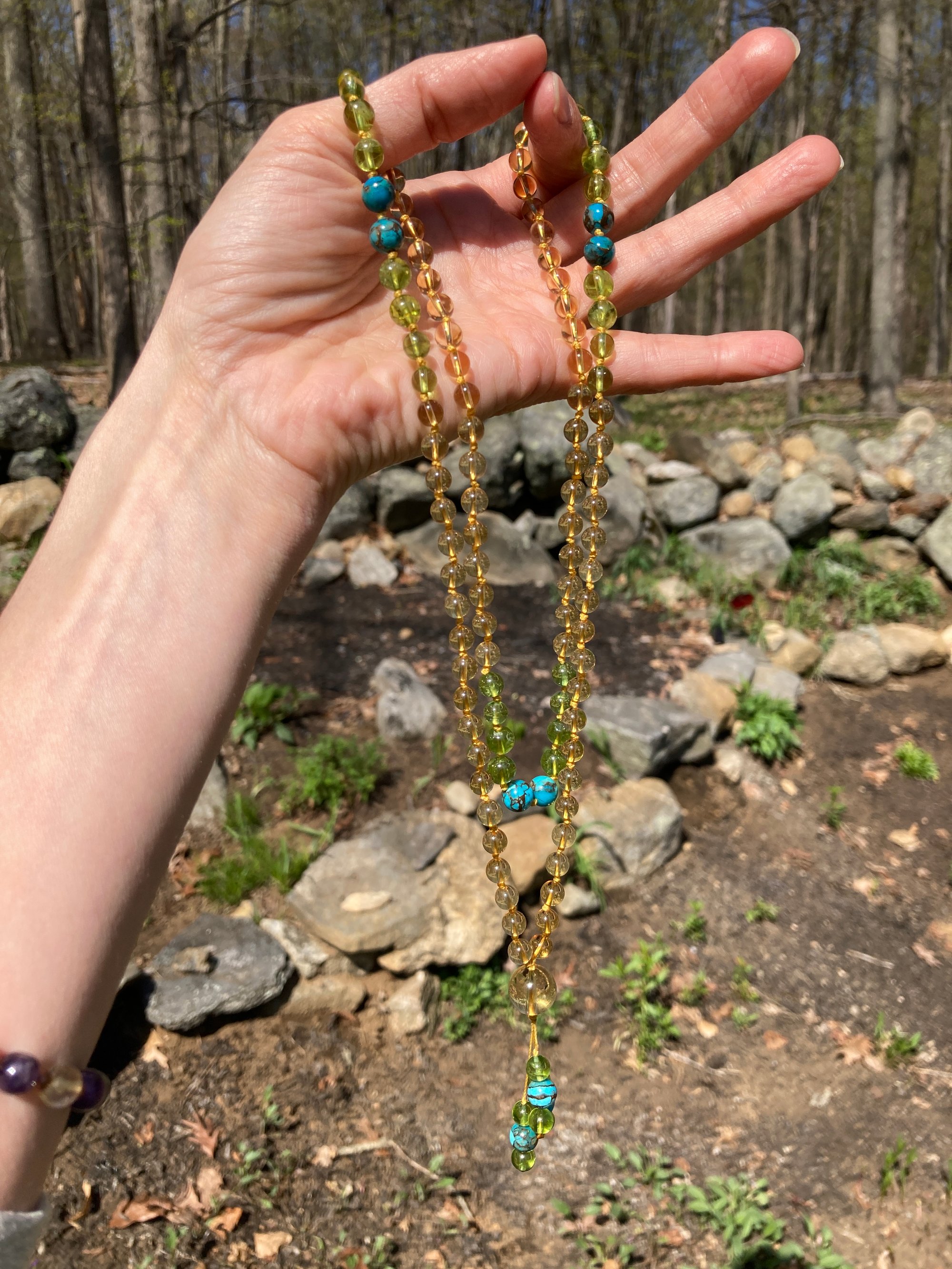 Kingman Turquoise Mala Kingman Turquoise Mala