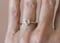 Image of Oval diamond engagement ring. 18k. Gustav