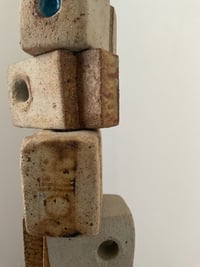Image 1 of Totem Floor Lamp with Rectangular Blocks by Bernard Rooke, 1960s