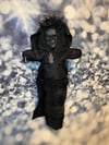 Black Santa Muerte Altar Doll For Protection by Ugly Shyla 