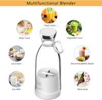 Personal Size Blender, Portable Battery Powered USB Blender