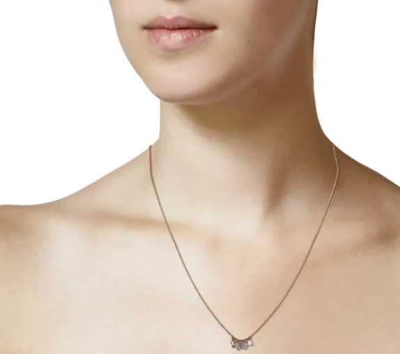Image of 9 Baguettes Diamond Necklace (back in stock!)