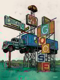 Image 2 of LAST COPIES: Goose (Chicago) • REGULAR Edition • N1 • Official Poster (18" x 24")