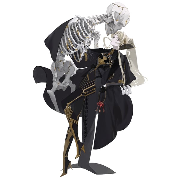 Image of dance with death acrylic standee