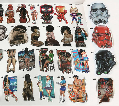 Image of 4" Stickers by Jeremy Worst Star Wars and More