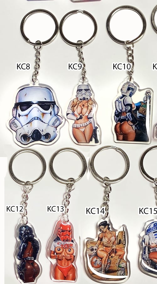 Image of JEREMY WORST Acrylic Keychains Super Sexy