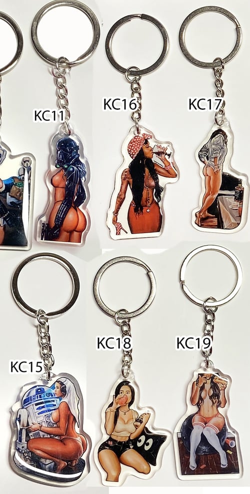 Image of JEREMY WORST Acrylic Keychains Super Sexy