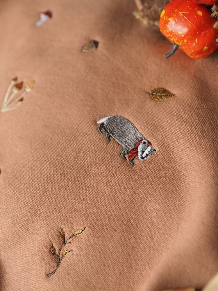 Image of Autumn Sprinkles - Mocha Sweater