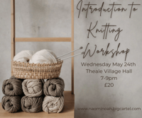 Image 1 of Introduction to Knitting workshop Theale May 24th 7-9pm