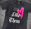 Grey Graffiti Heart T-Shirt