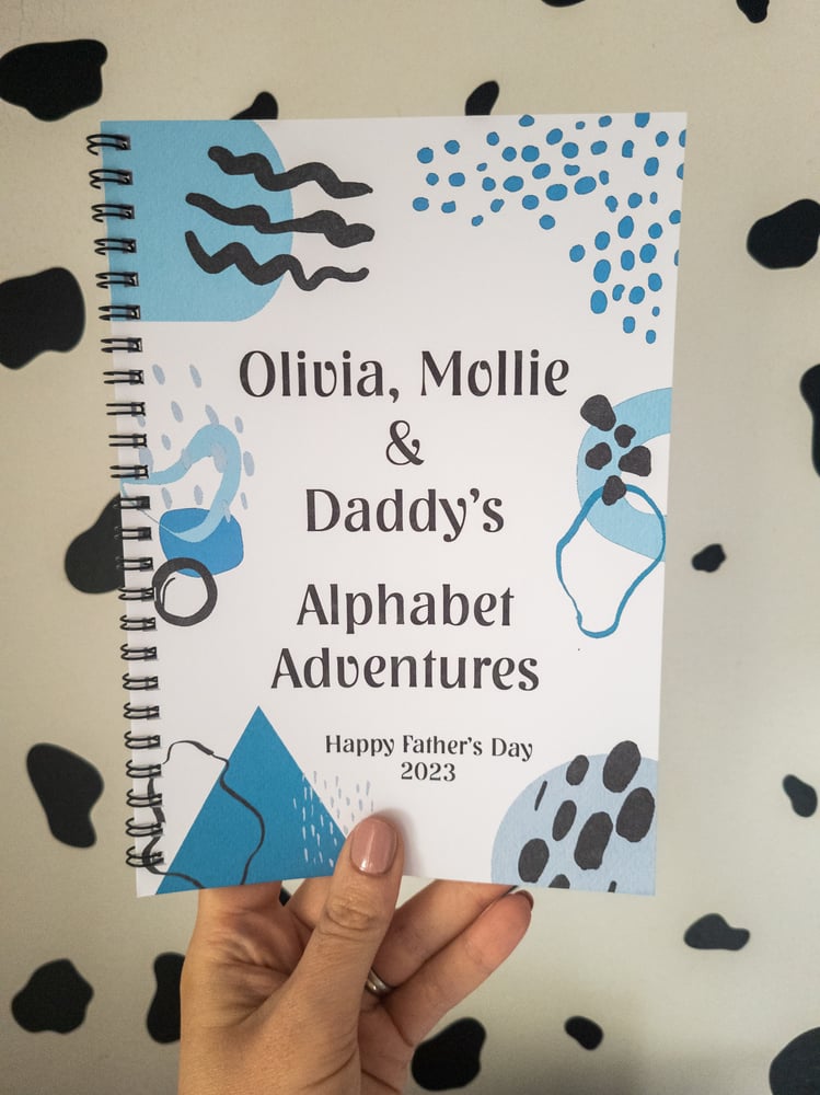 Image of 2023 Personalised Fathers Day Alphabet Adventures