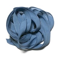 Image 2 of 1PC CHICKORY 42" hand dyed wrist wrap bracelet silk ribbon//Yoga wrist wrap bracelet ribbon