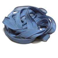 Image 3 of 1PC CHICKORY 42" hand dyed wrist wrap bracelet silk ribbon//Yoga wrist wrap bracelet ribbon