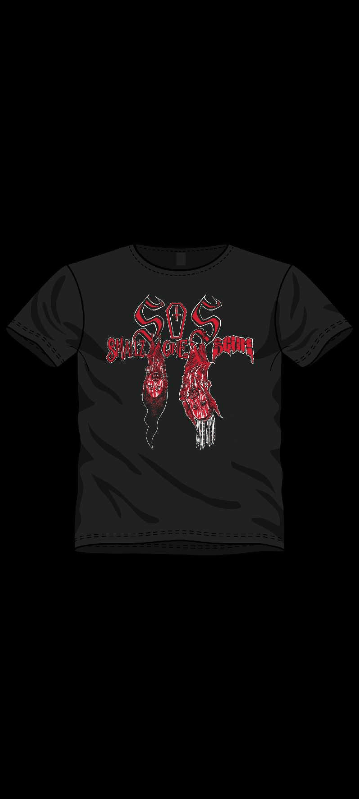 Image of SCUM & SMALLZ ONE : BLOODTHIRSTY T-SHIRT 