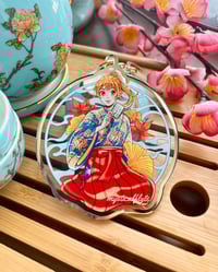 Image 3 of [IN-STOCK] Chihayafuru Gold-edge Keychains