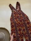 late 1960s Big Smith printed hippie overalls