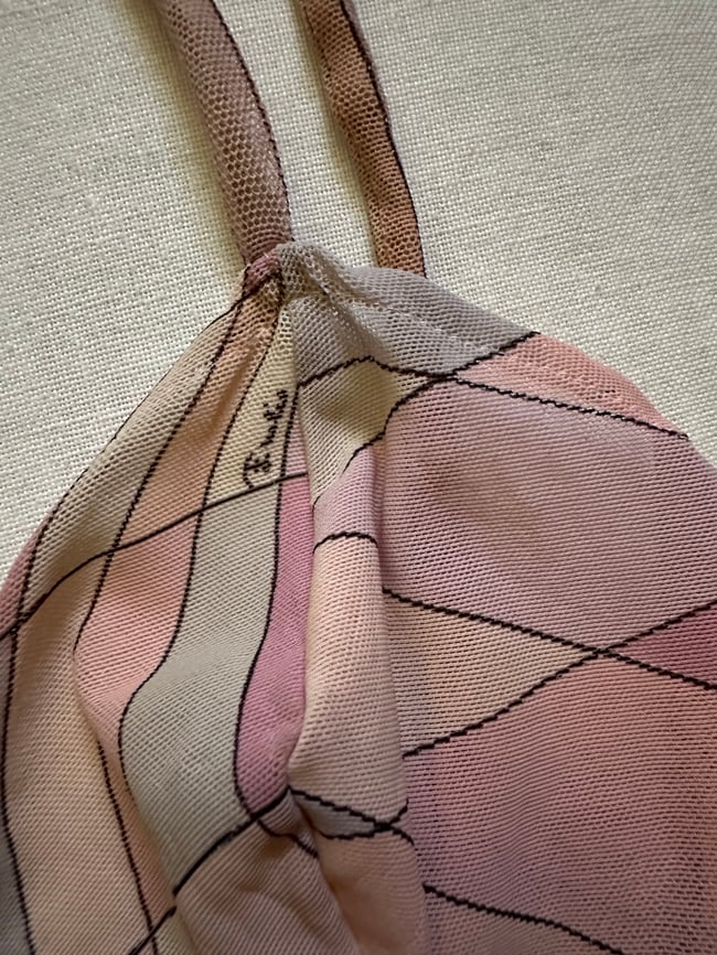 late 1960s PUCCI Italian tan-thru bikini