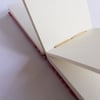 Pocket Watercolour Sketchbook - Red and purple sun pattern